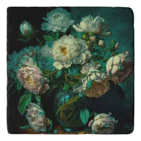 Beautiful Peony Flowers  Trivet