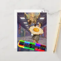 Techincal Difficulties Please Stand By Collage Postcard