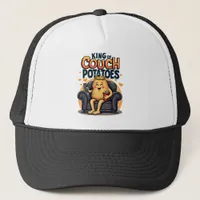 King of Couch Potatoes - Funny Lazy Potato Trucker Hat