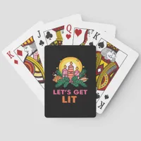 Let's Get Lit  Poker Cards