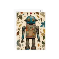 A Robot Collage Postcard