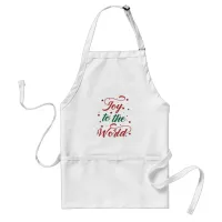 joy to the world adult apron