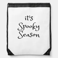 Tis The Season - Its Spooky Season Drawstring Bag