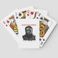 Make Halloween Great Again - Scary Horror Hallowee Poker Cards