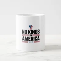 No Kings In America USA Retro Classic Giant Coffee Mug