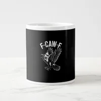 F-Caw-F Crow Retro Classic Giant Coffee Mug