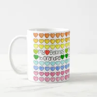 My Heart Belongs To Grandpa Mug