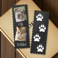 Pet Photos and Paw Prints Bookmarks