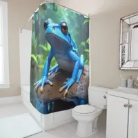 Costa Rican Poison Dart Frog Shower Curtains