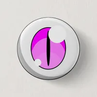 Reptilian Pink Eye  Button