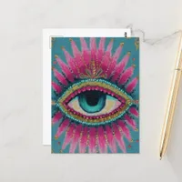 A Protective Evil Eye Postcard