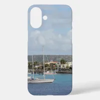 Bonaire Kralendijk Harbor Sailing Boats iPhone 16 Plus Case