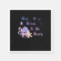 Eat Drink And Be Scary Hexmas Cool Unique Napkins