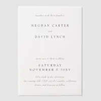 Elegant Wedding Vellum Invitations