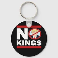 No Kings Anti Classic Minimal Clean Keychain