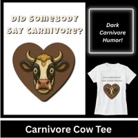 Funny Cow Steak Meat Lover Gift T-Shirt
