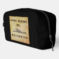 Here There Be Dragons Pocket Dopp Kit