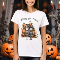 Halloween T with "Trick or Treat" cuties on it T-Shirt