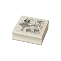 Bead Princess - Mardi Gras Rubber Stamp