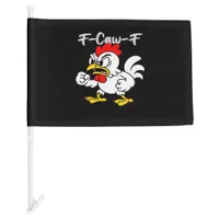 F-Caw-F Classic Creative Casual Car Flag