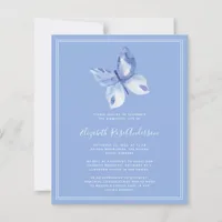 BUDGET Butterfly Celebration of Life Invitation