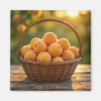 Basket of Apricots Magnet