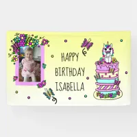 Happy Birthday Banner Personalized Unicorn