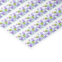 Modern abstract floral botanical tissue paper