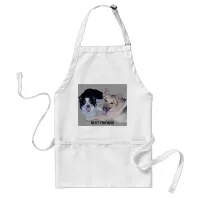 Best Friends Border Collie & German Shepherd Adult Apron