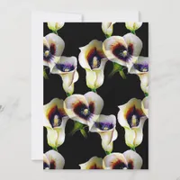 Sublime Watercolor Arum Calla Lilies Card