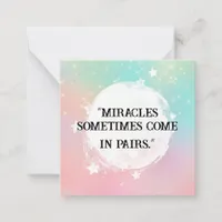 *~  Kindness Miracles   AP62  Note Card