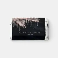 Jewel Palm Leaf Wedding Blush ID830 Hershey's Miniatures