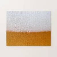 Cold Beer Bubbles and Foam Jigsaw Puzzle