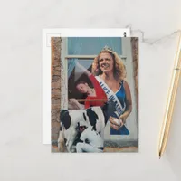 Unique Retro Dairy Princess Alice Collage  Postcard
