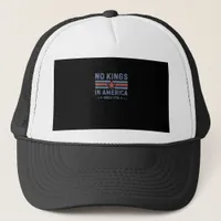 No Kings In America Since 1776 Vintage Trucker Hat