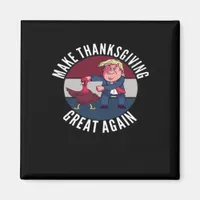 Make Thanksgiving Great Again Trumpkin – Classic P Magnet