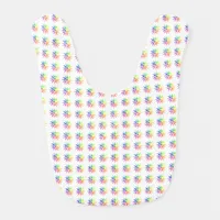 Bib – Rainbow Pinwheels