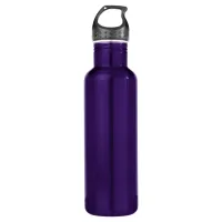 Custom Purple Stainless Steel Water Bottle Add Own