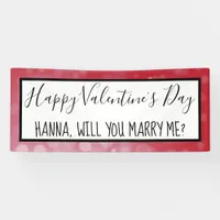 Happy Valentine's Day | Personalized Proposal Sign