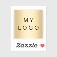 Custom business logo sticker