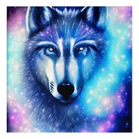 Cosmic Wolf Acrylic Print