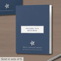 Customizable Income Tax Return Folders