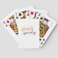 Funny Halloween - Tis The Season Poker Cards
