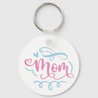 Personalized Photo Mom Keychain