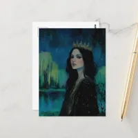 Queen of the Night at the Willow Pond Postcard