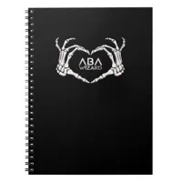 Wizard Classic - Skeleton Hands Heart Notebook