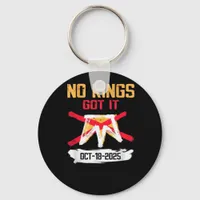 No King Patriotic Freedom No Kings In America Crea Keychain