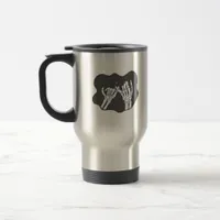 Skeleton Heart Hands  Promise Travel Mug