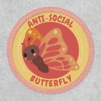 Antisocial Butterfly Cute Patch