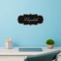 Personalized Ornate Vintage  Wall Decal